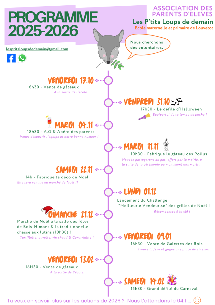Programme Les P'tits Loups de demain
