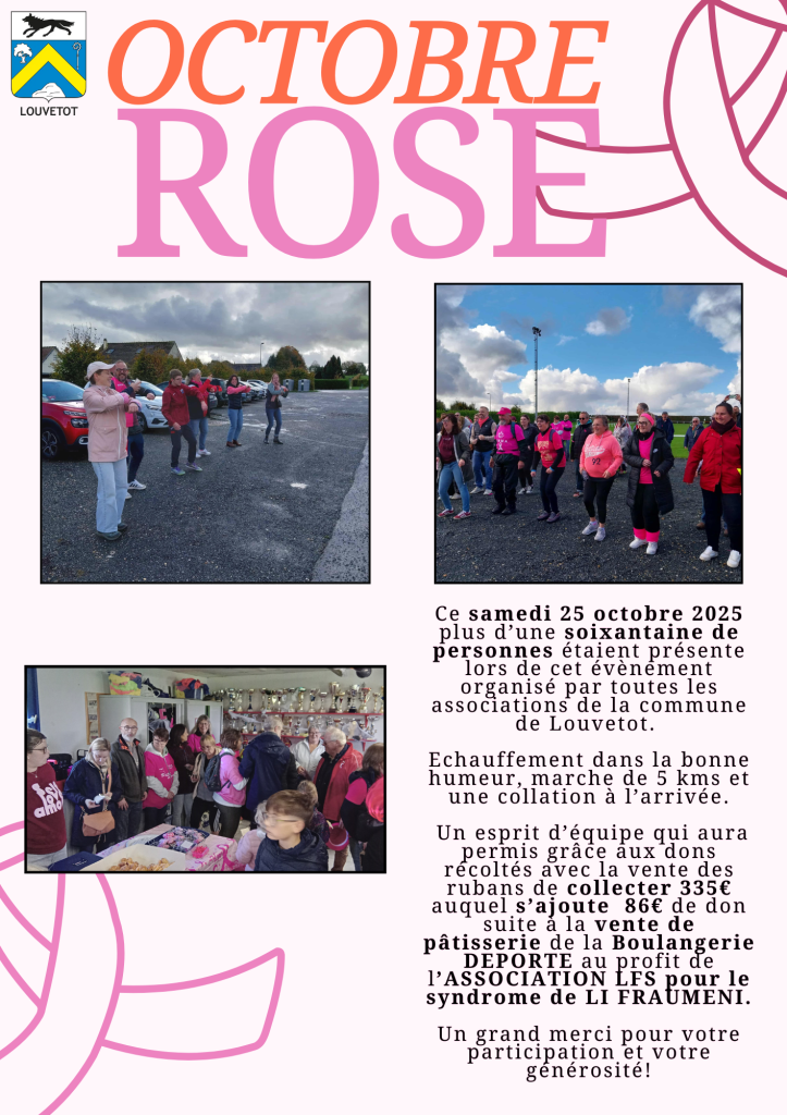 Marche OCTOBRE ROSE 2025